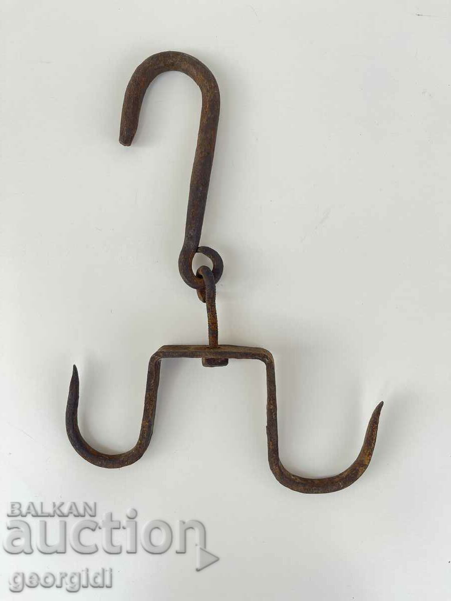 Old hand forged hook. №2196