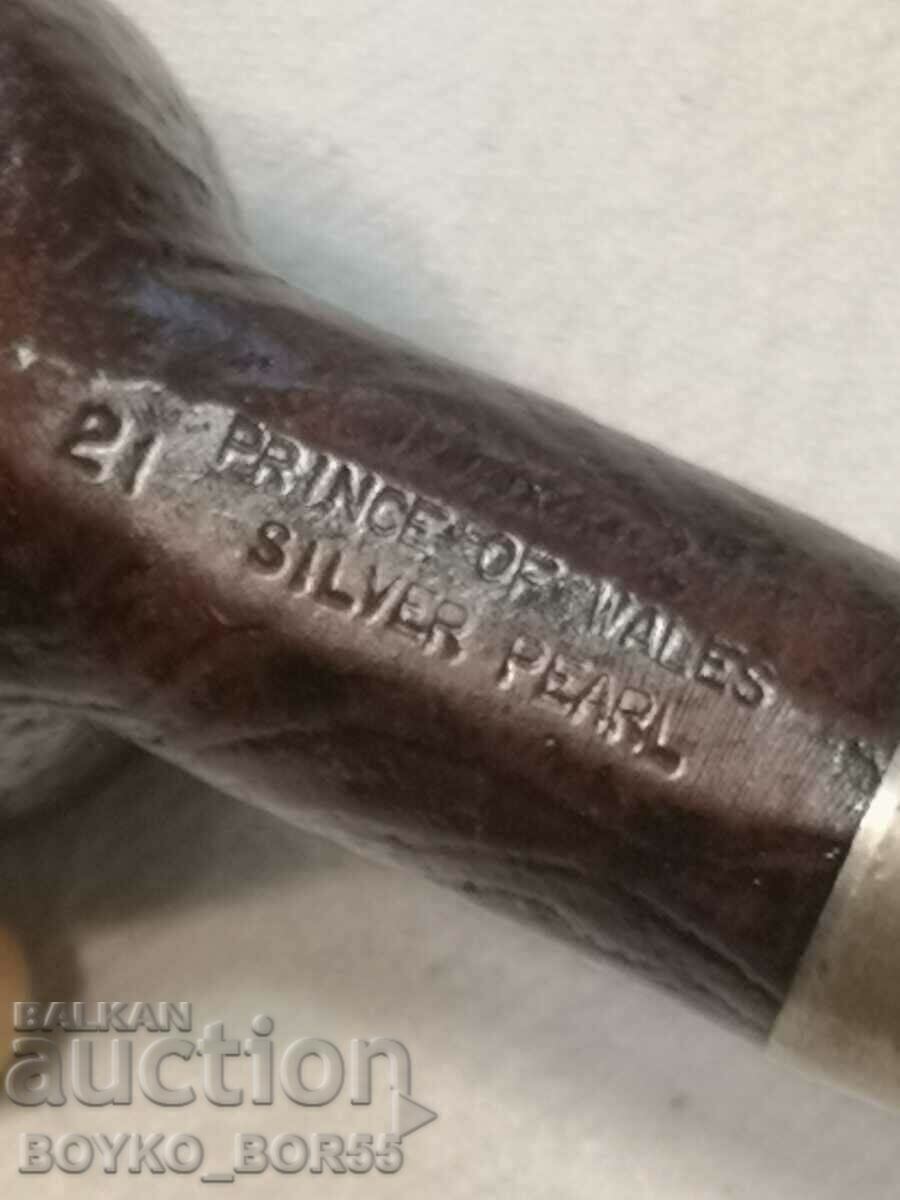 Delivery of SILVER PEARL Rare Old English Pipe PRINCE OF WALES