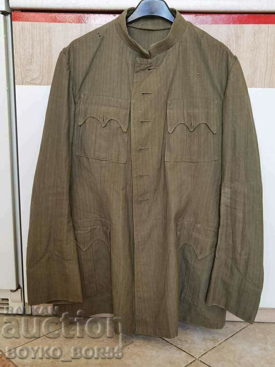 Автентична Военна Царска Офицерска Лятна Куртка мод. 1936 г
