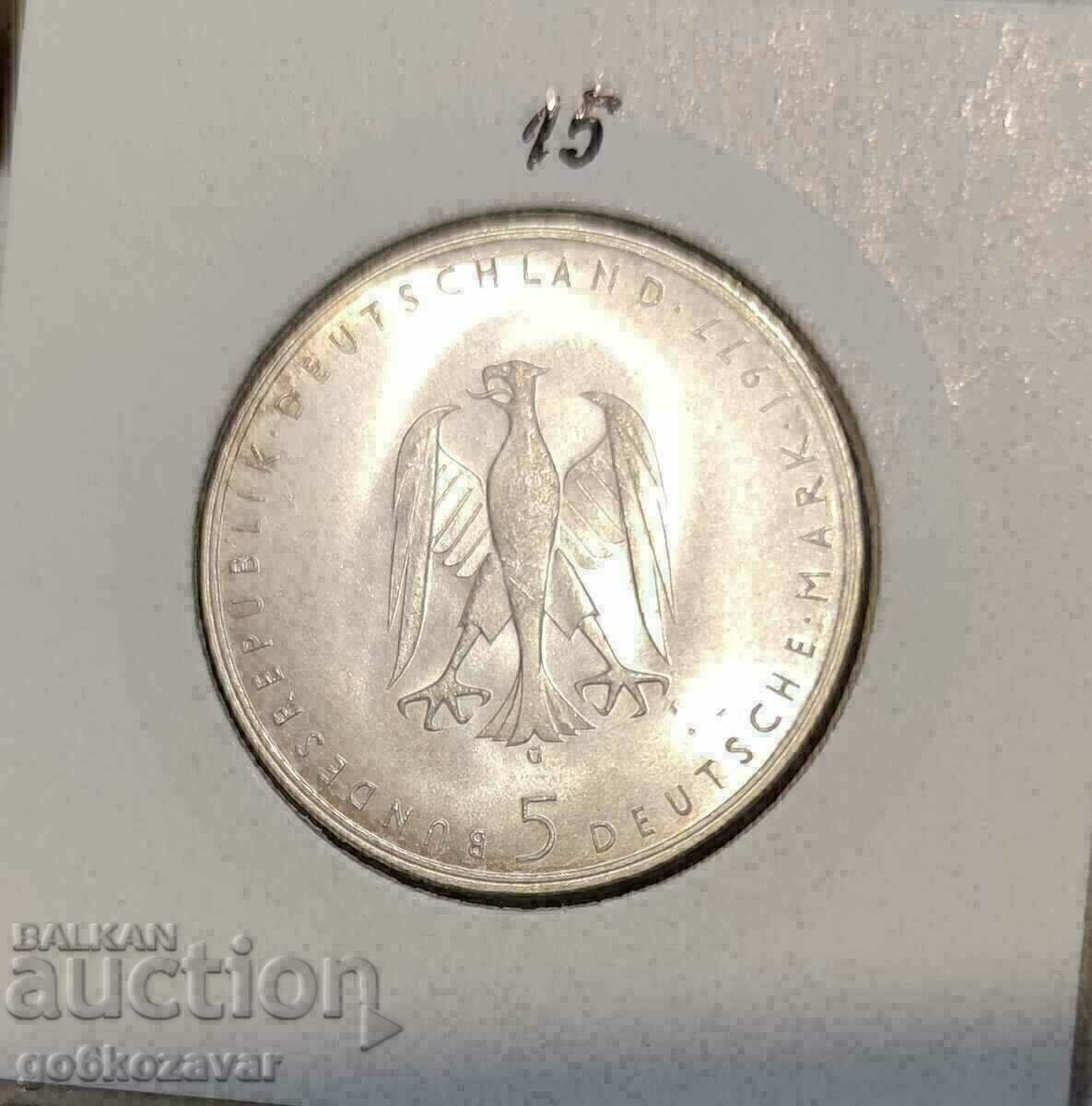 Γερμανία 5 γραμματόσημα 1977 Silver-Jubilee, UNC