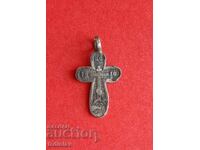 Cruce de argint antică Rusia țaristă