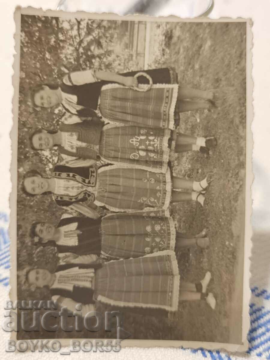 Old Photo Herzoic Folk Costumes Ruse Surroundings1932