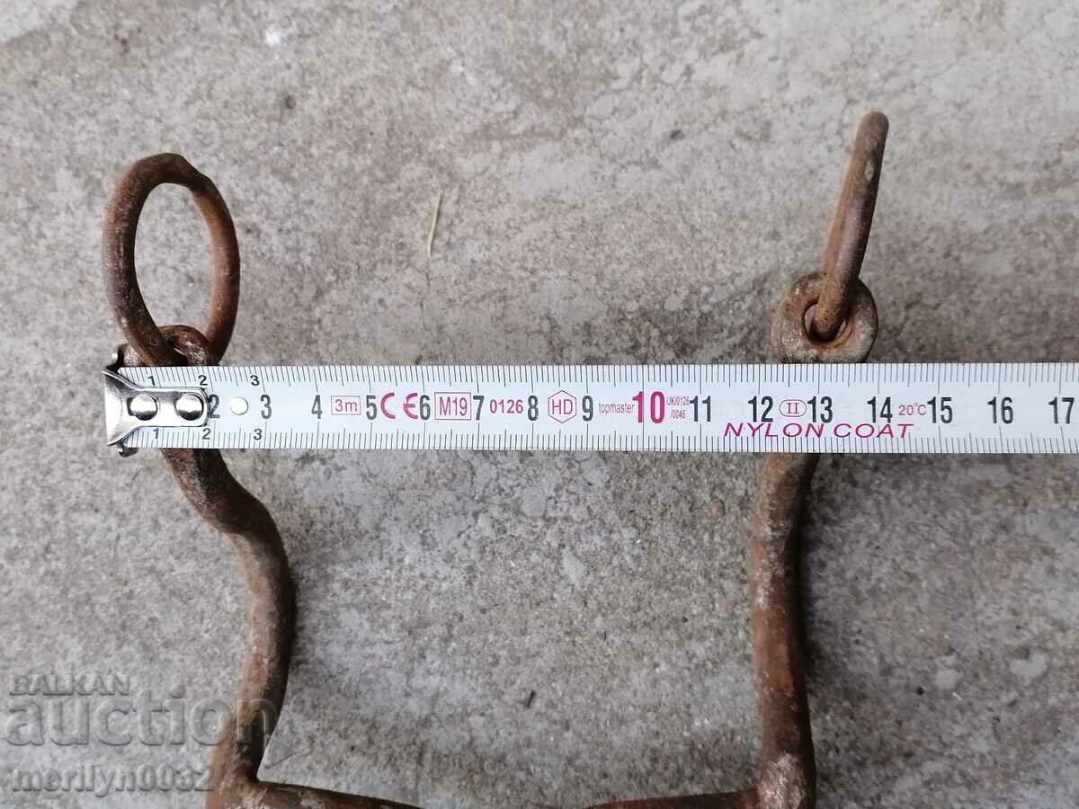 An old forged bridle reins wrought iron, a harness - 5 An old forged bridle reins wrought iron, a harness - 5