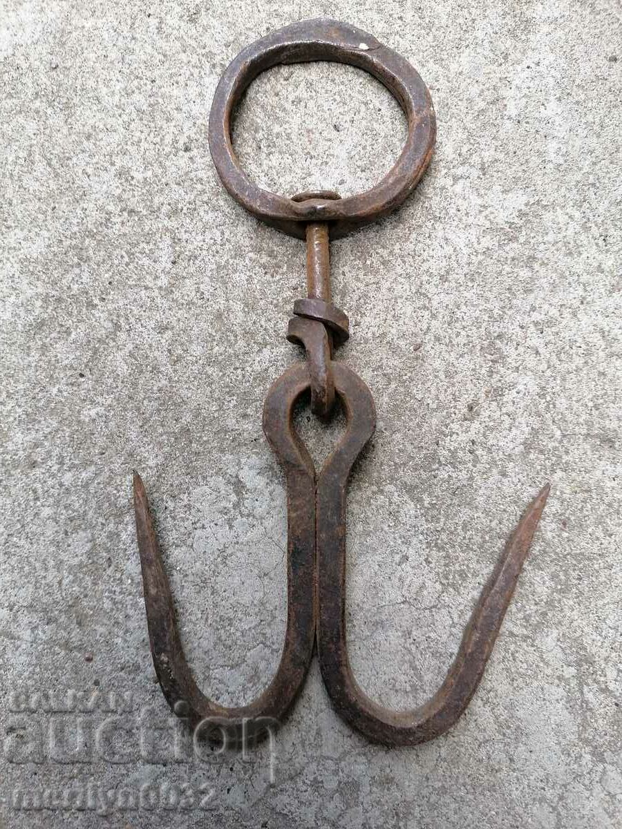 Hook, scraper, wrought iron
