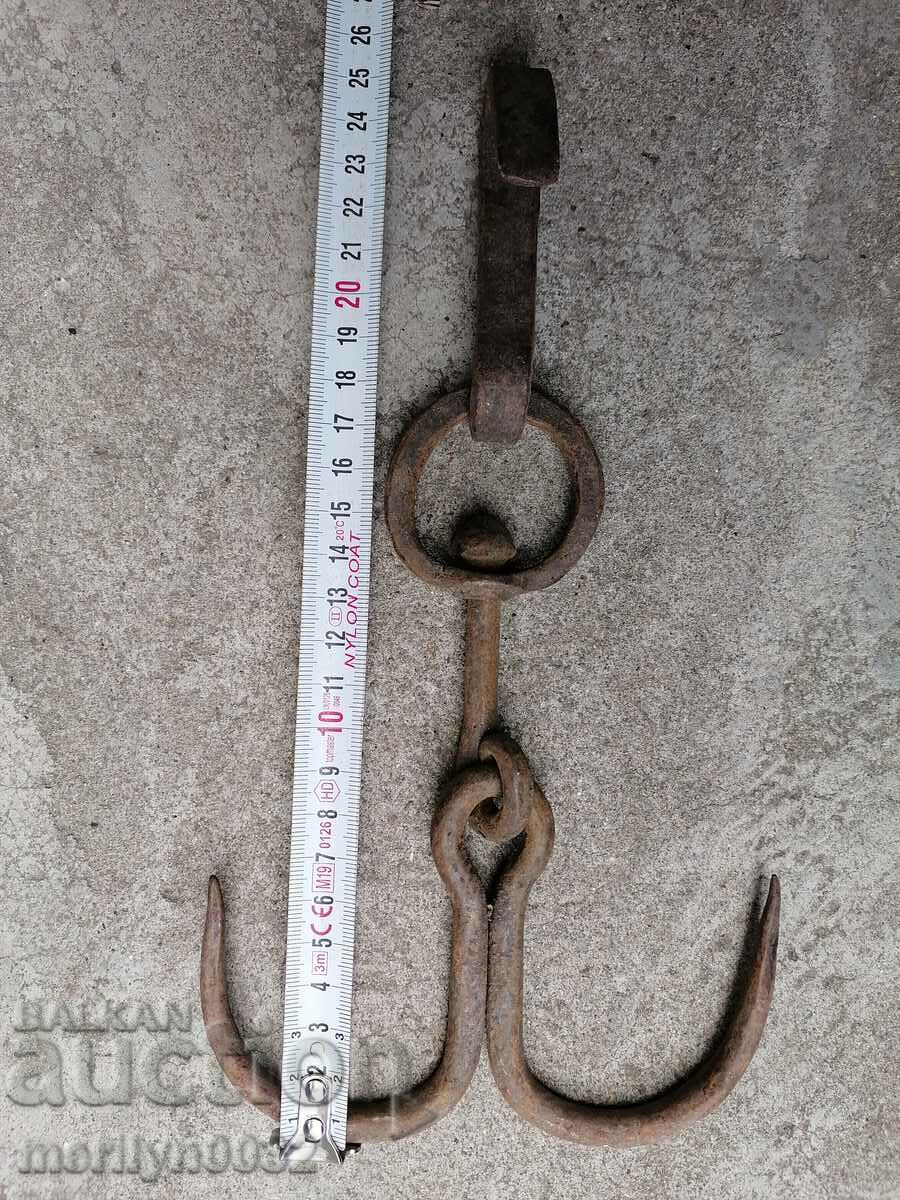 Hook, scraper, wrought iron - 7