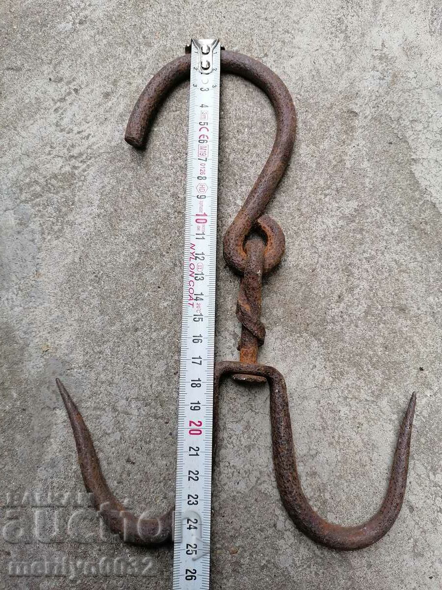 Hook, scraper, wrought iron - 6 Hook, scraper, wrought iron - 6