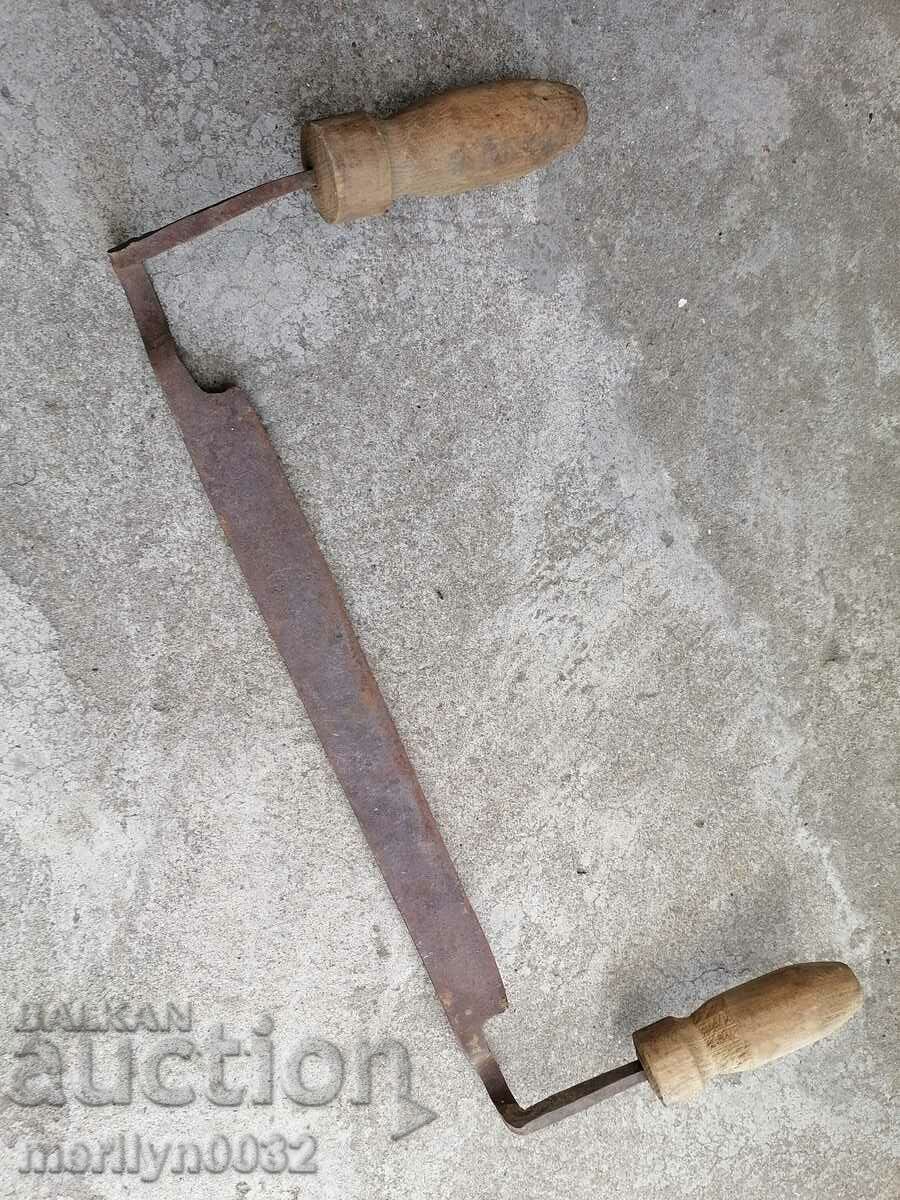 Old forged ruff tool wrought iron wooden planer - 7