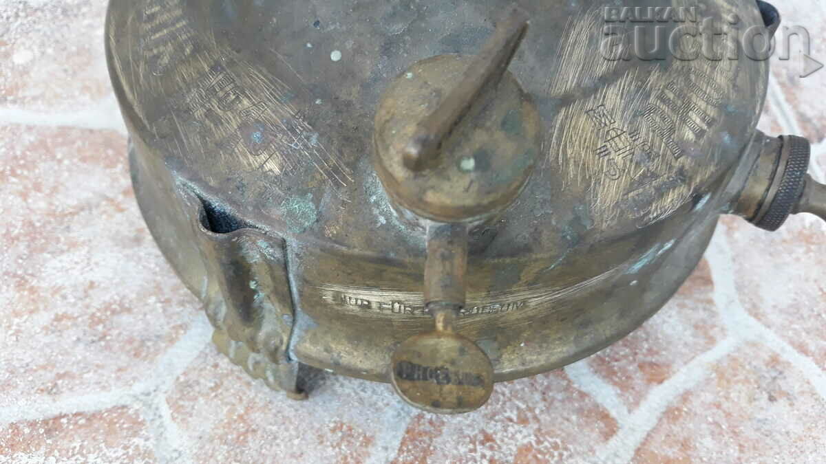 Delivery of An old forced stove from the 20th century made in Germany