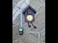 Old wooden thermometer