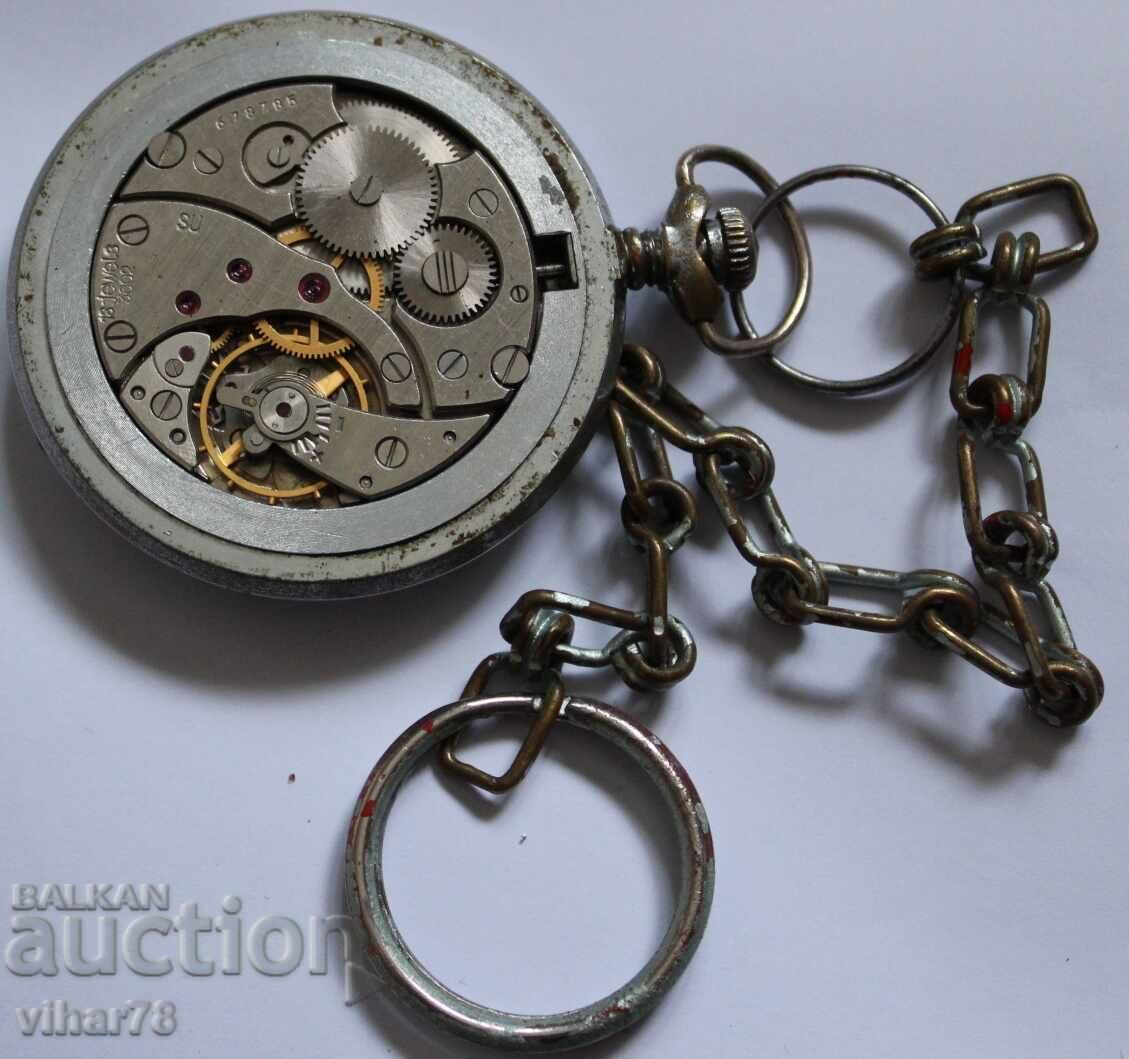 Livrarea ceas de buzunar cu fermoar 18 pietre