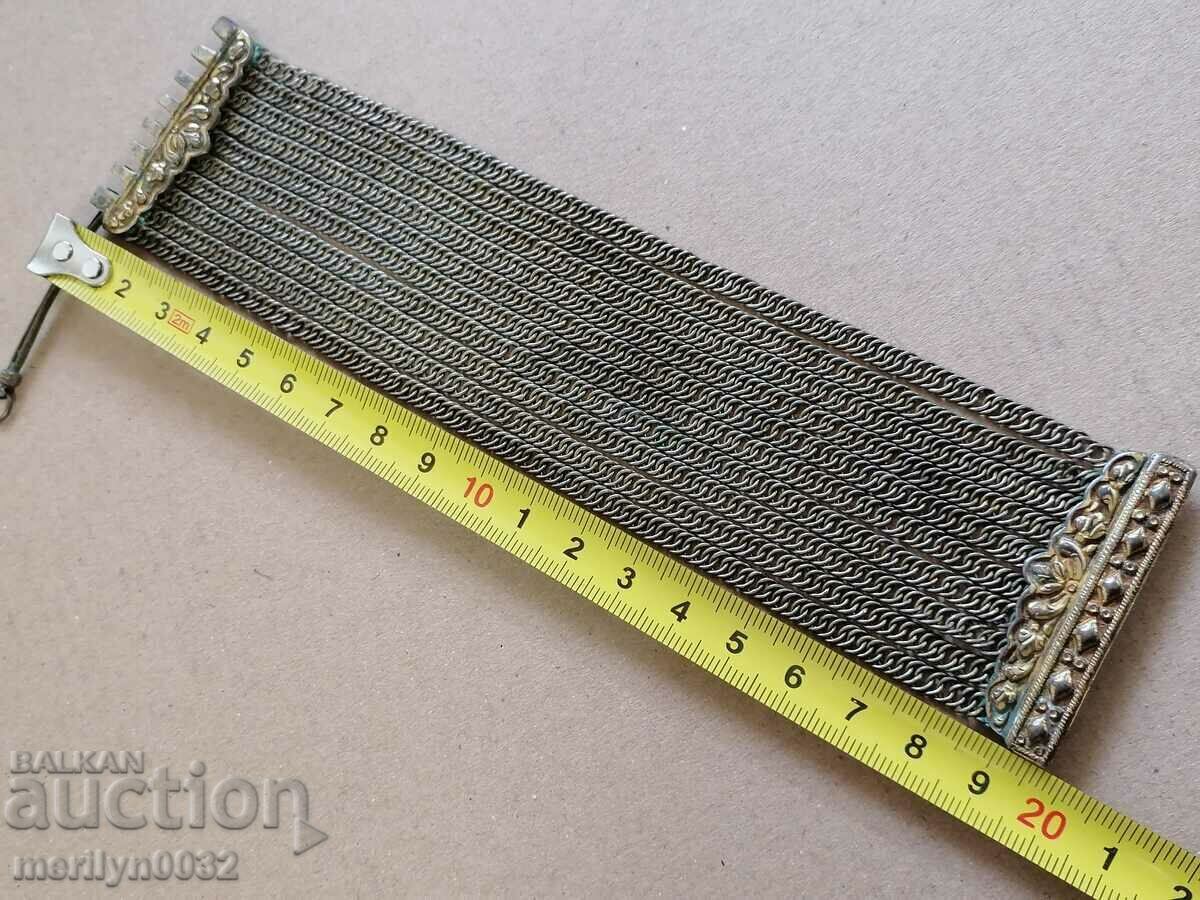 Auction Revival silver bracelet with gilding, jewelry, necklace, ring Auction Revival silver bracelet with gilding, jewelry, necklace, ring