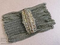 Revival silver bracelet with gilding, jewelry, necklace, ring