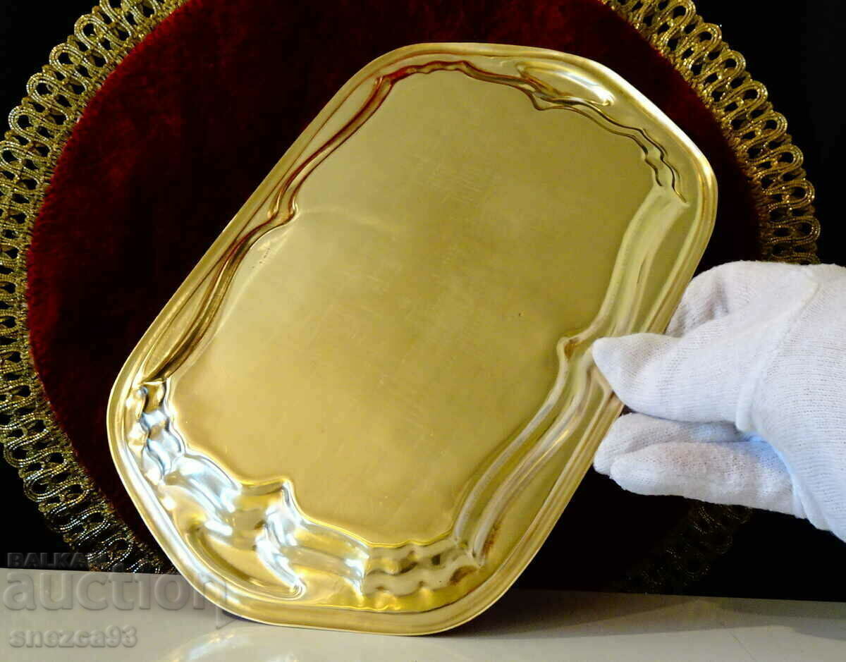 Delivery of Tray, brass plate, engraved. Delivery of Tray, brass plate, engraved.