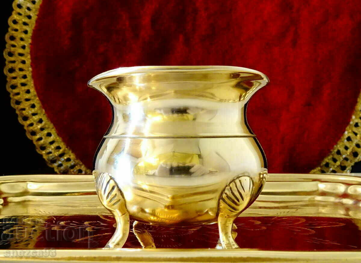 Aristocratic bronze jug, creamer with price 16.00 BGN | € 8.18 Aristocratic bronze jug, creamer with price 16.00 BGN | € 8.18