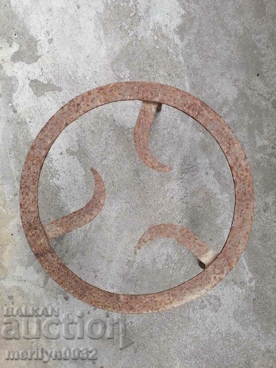 An old forged sage, fireplace, grill, wrought iron wrought iron with price 39.00 BGN | € 19.94