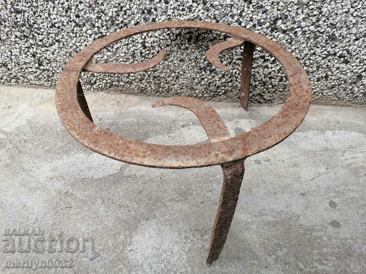 Auction  An old forged sage, fireplace, grill, wrought iron wrought iron