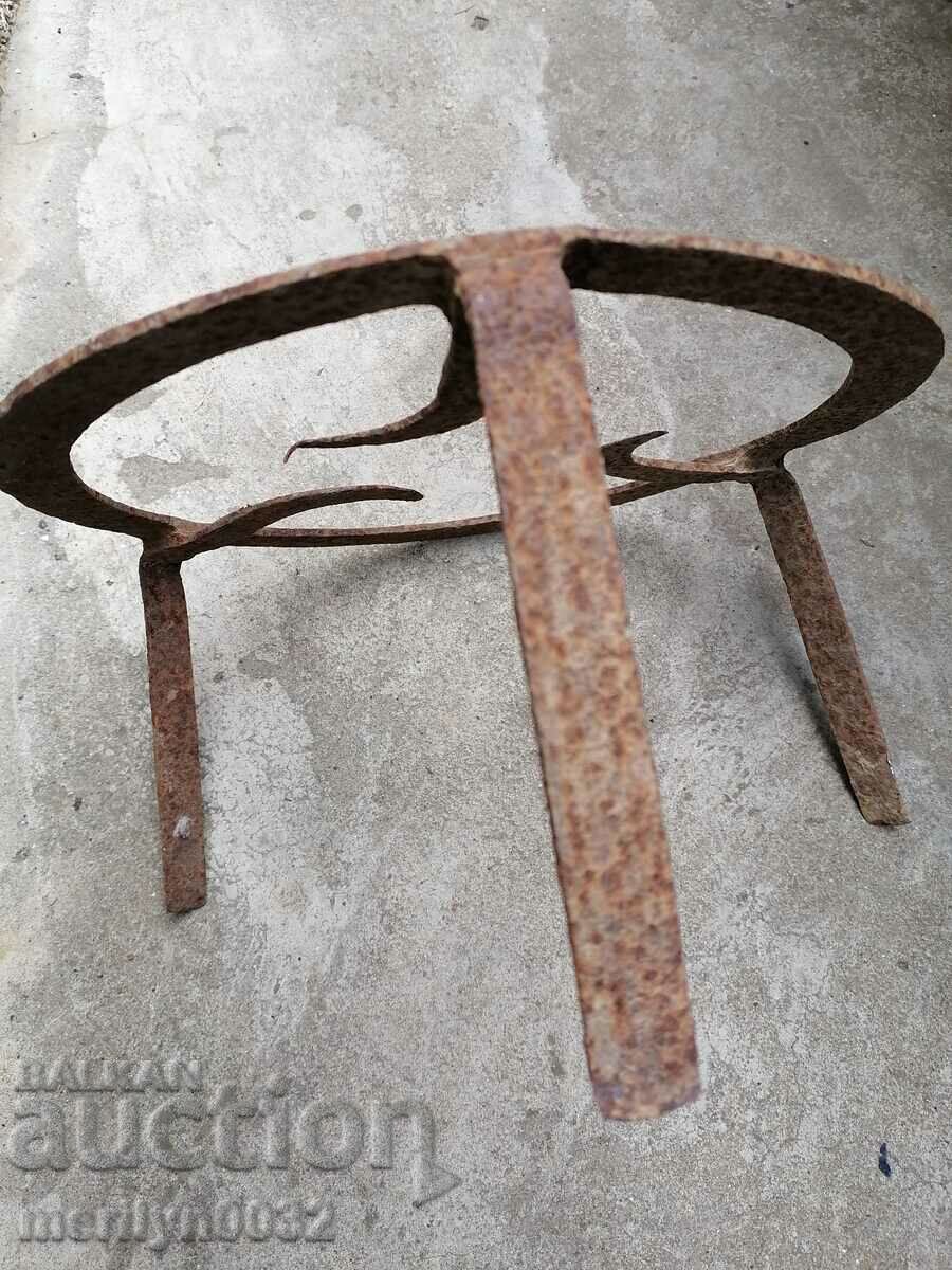 An old forged sage, fireplace, grill, wrought iron wrought iron - 7