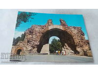 Postcard Hisarya South Gate Camels 1987