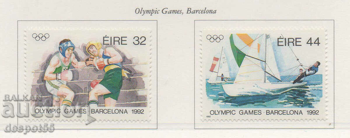 1992. Eire. Olympic Games - Barcelona, Spain + Block.
