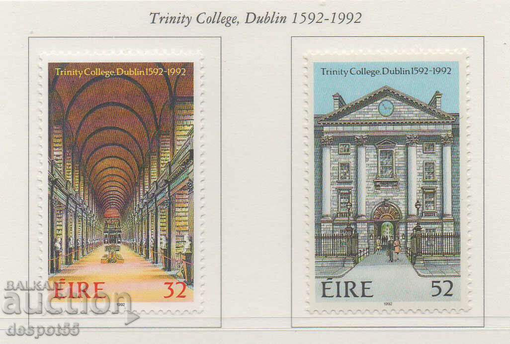1992. Irlanda. 400 de ani de la Trinity College.