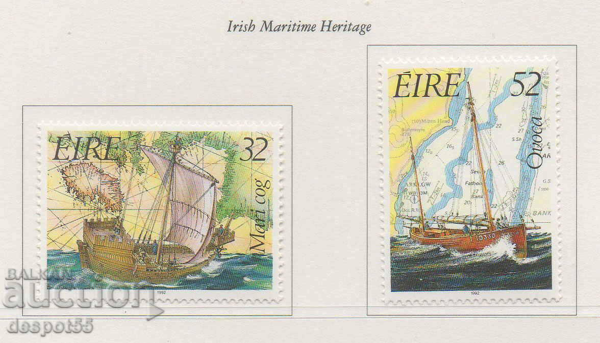 1992. Irlanda. Tradițiile maritime ale Irlandei.