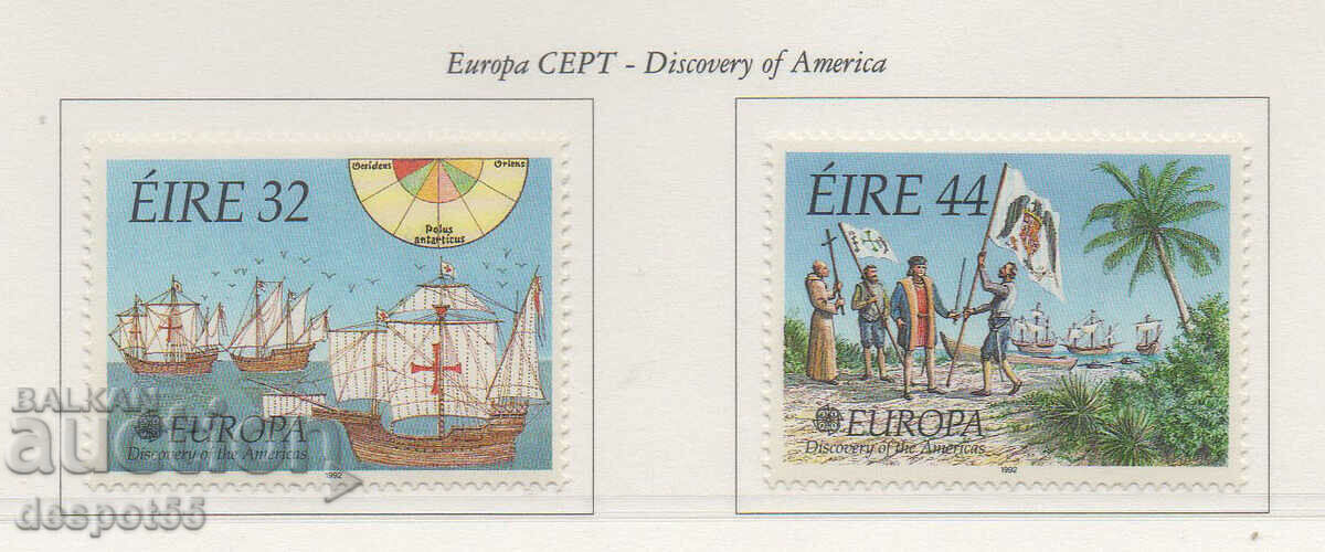 1992. Eire. Europe - Discovering America.