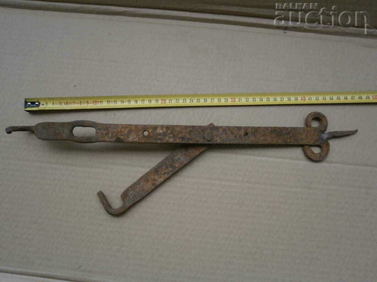 zăvor primitiv antic mandala forjată manual - 5