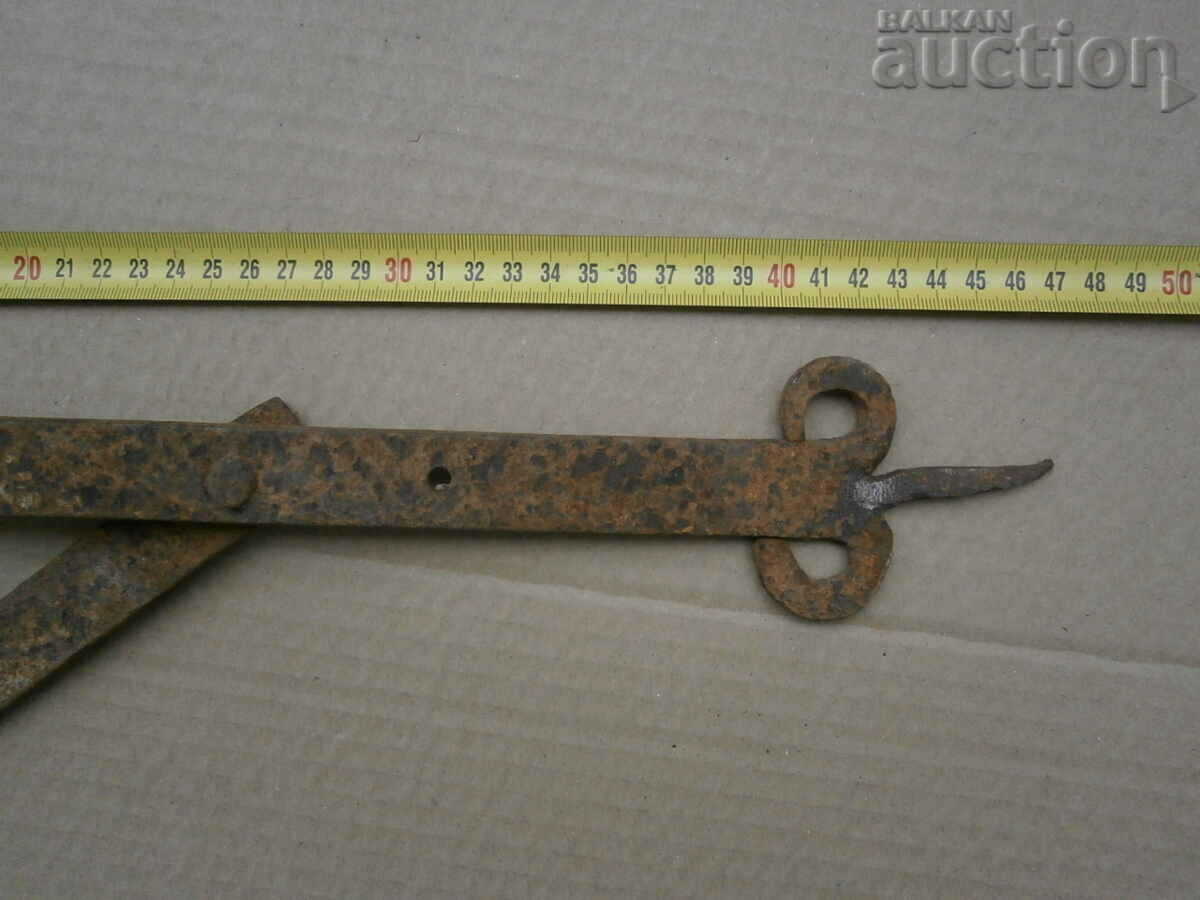 zăvor primitiv antic mandala forjată manual - 7