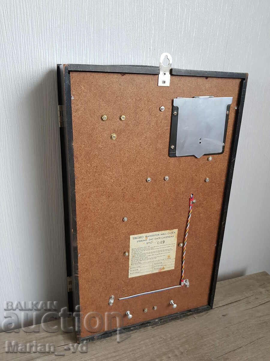 Seiko Japan transistor wall clock - 6 Seiko Japan transistor wall clock - 6
