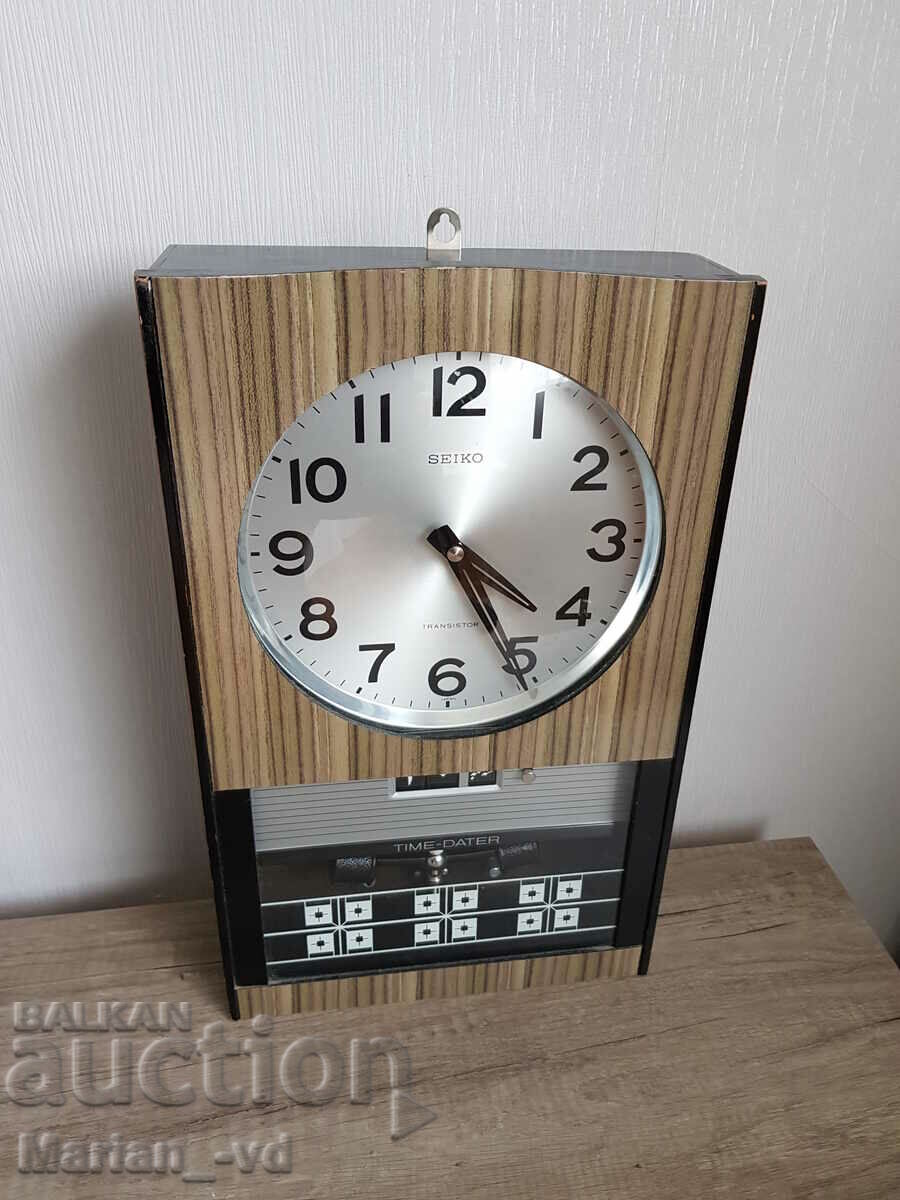Seiko Japan transistor wall clock