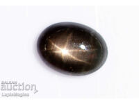 Black star sapphire 0.68ct oval