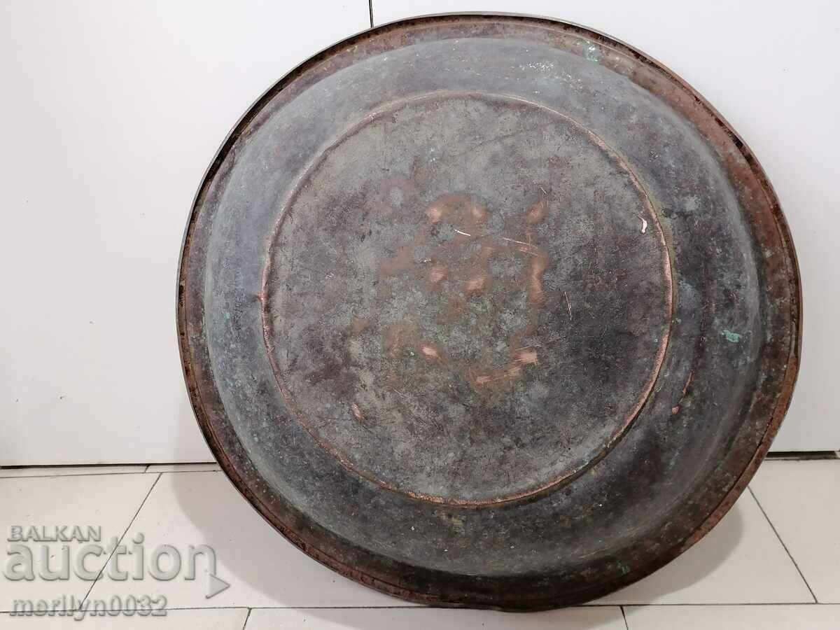 Tinned basin, copper pot, baker, trough - 6 Tinned basin, copper pot, baker, trough - 6