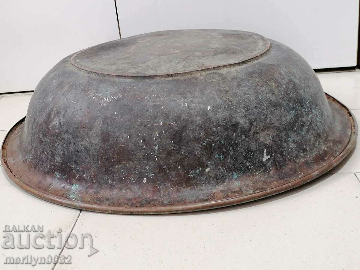 Tinned basin, copper pot, baker, trough - 7 Tinned basin, copper pot, baker, trough - 7