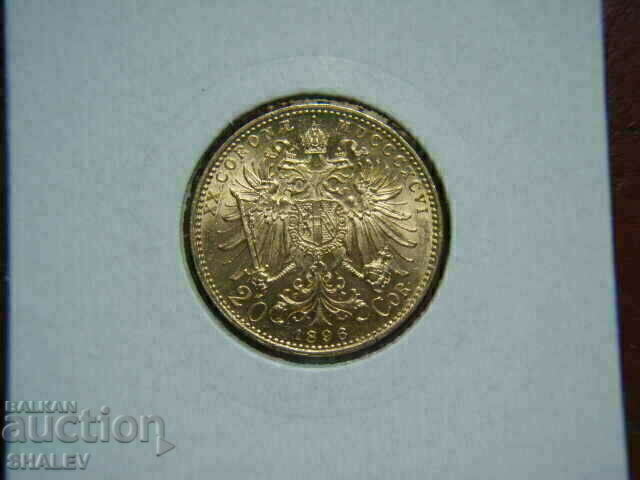 Delivery of 20 Corona 1896 Austriaa - AU/Unc (Gold)