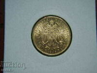 20 Corona 1896 Austriaa (20 корона Австрия) - AU/Unc (злато)