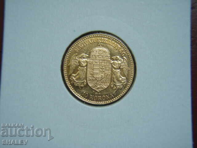 Auction 10 Korona 1910 Hungary - AU+ (gold) Auction 10 Korona 1910 Hungary - AU+ (gold)