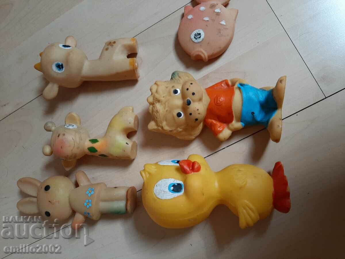 Children's rubber toys with price 9.00 BGN | € 4.60 Children's rubber toys with price 9.00 BGN | € 4.60