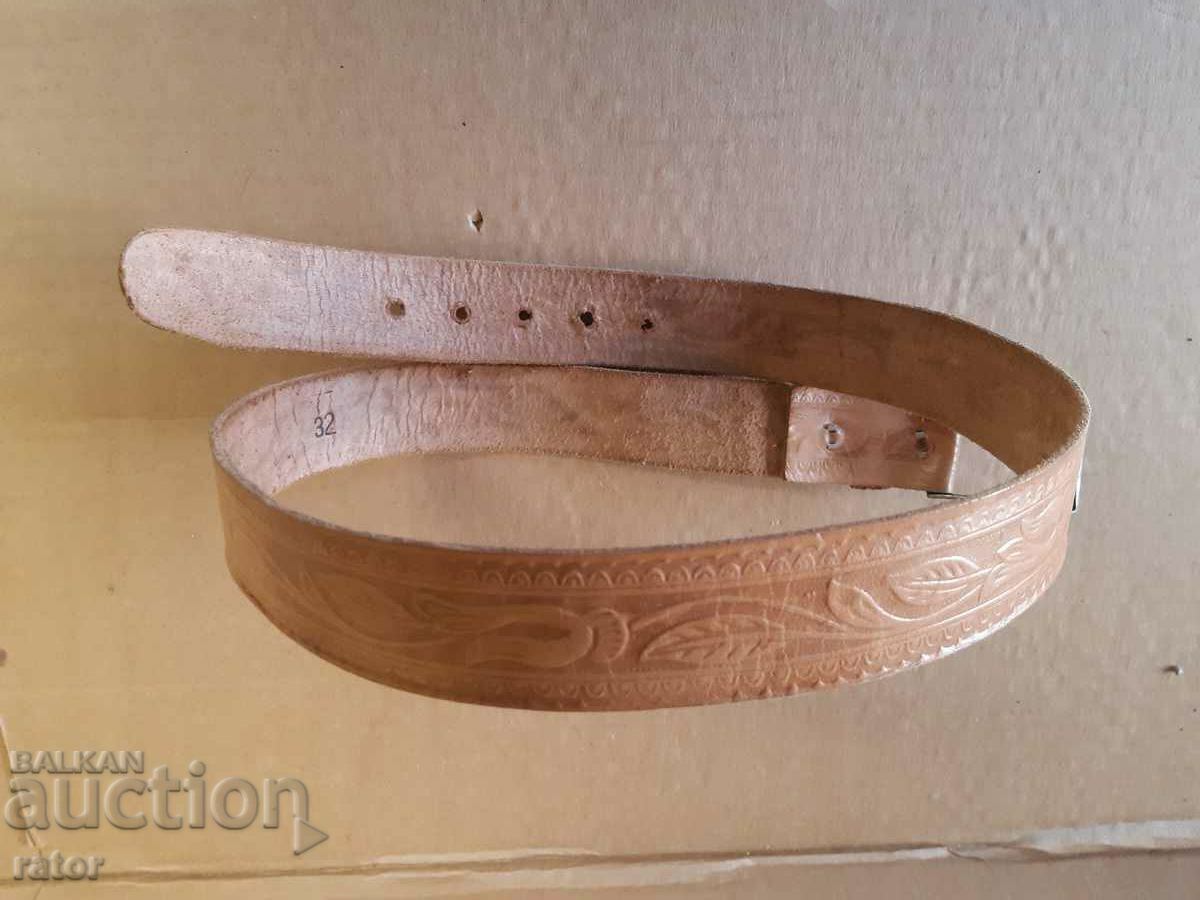 Old beautiful women's leather belt UBA