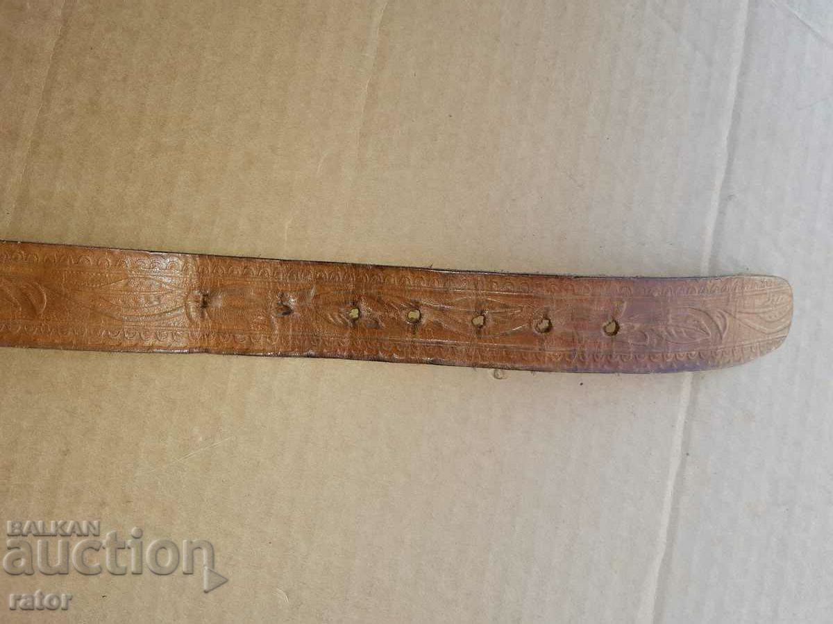 Old beautiful women's leather belt UBA - 5 Old beautiful women's leather belt UBA - 5