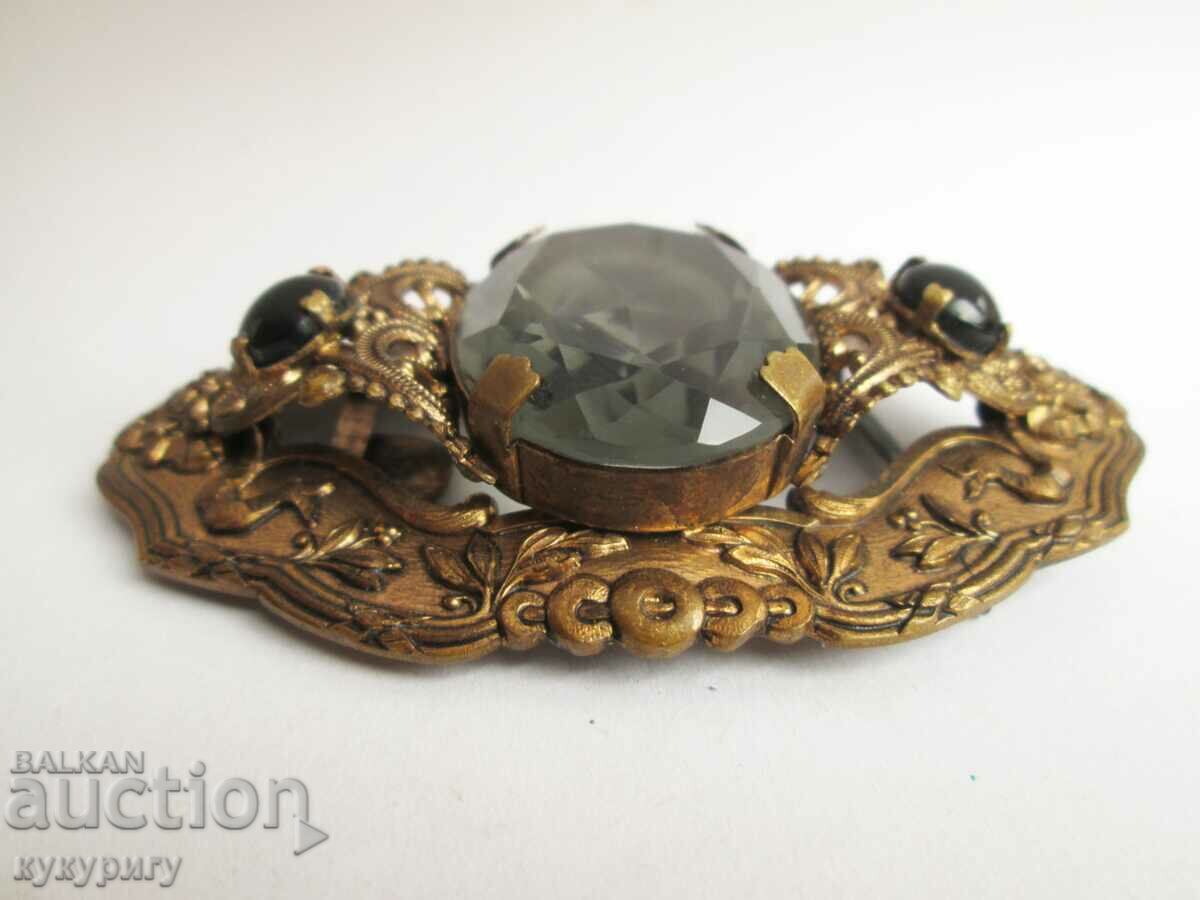 Old women's buckle belt buckle with ornaments and stone - 6 Old women's buckle belt buckle with ornaments and stone - 6