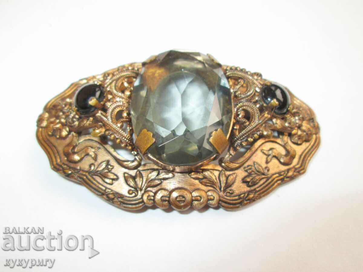 Old women's buckle belt buckle with ornaments and stone - 7 Old women's buckle belt buckle with ornaments and stone - 7