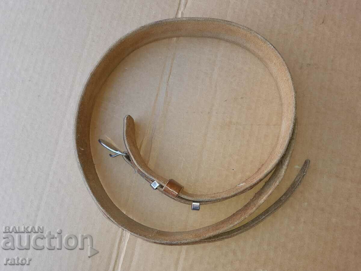 Old beautiful women's leather belt UBA with price 12.00 BGN | € 6.14