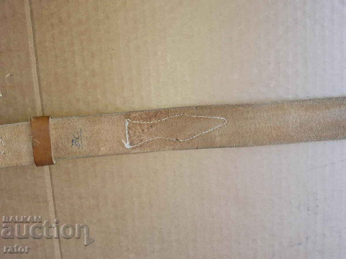 Old beautiful women's leather belt UBA - 7