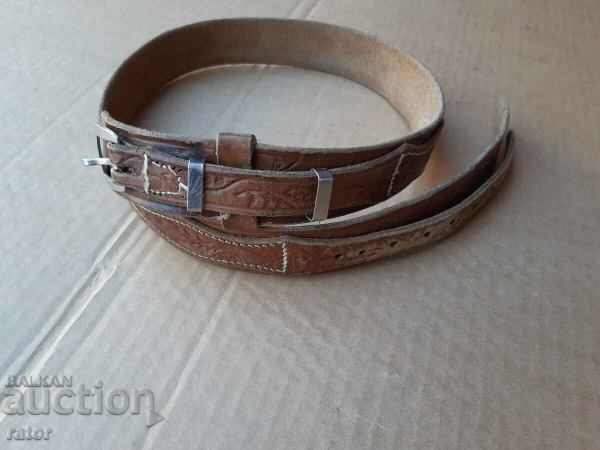 Old beautiful women's leather belt UBA
