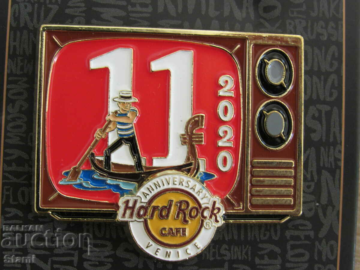 Original metal badge Hard Rock Cafe Venice, Italy with price 44.20 BGN | € 22.60 Original metal badge Hard Rock Cafe Venice, Italy with price 44.20 BGN | € 22.60