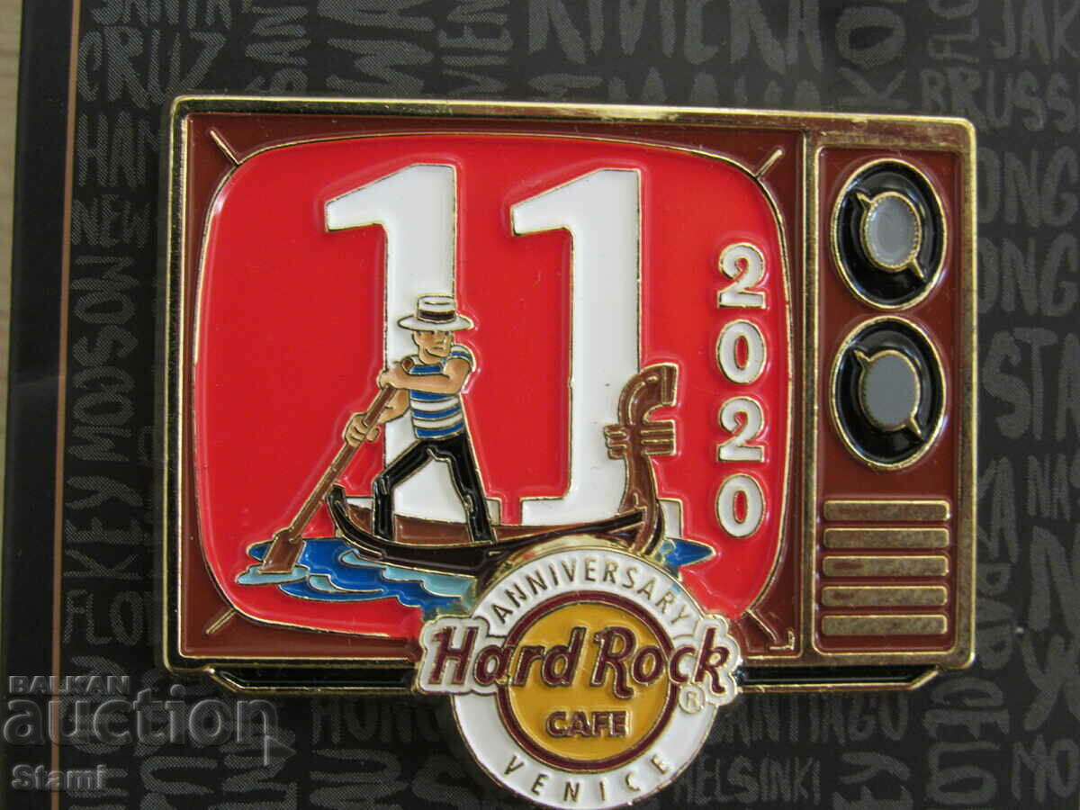 Delivery of Original metal badge Hard Rock Cafe Venice, Italy Delivery of Original metal badge Hard Rock Cafe Venice, Italy