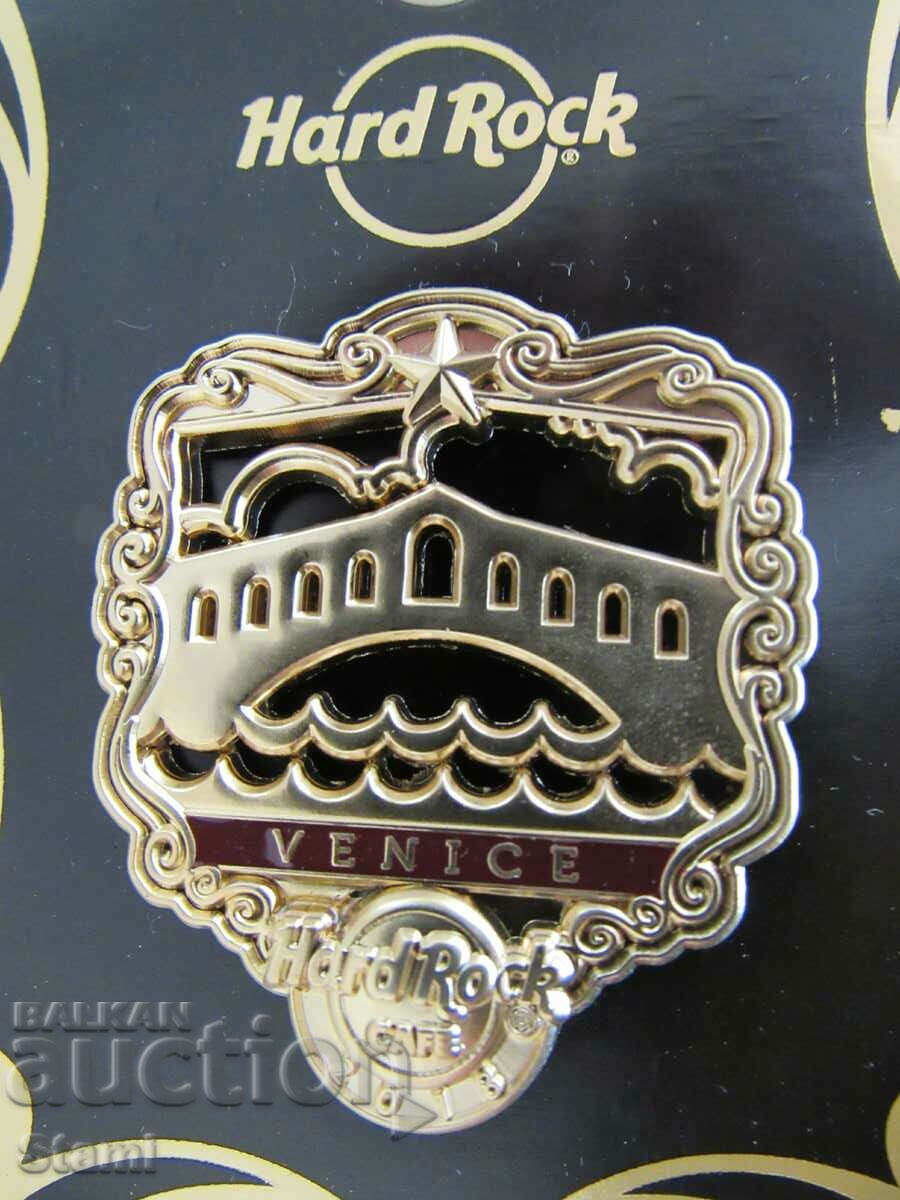 Original metal badge Hard Rock Cafe Venice, Italy with price 44.20 BGN | € 22.60
