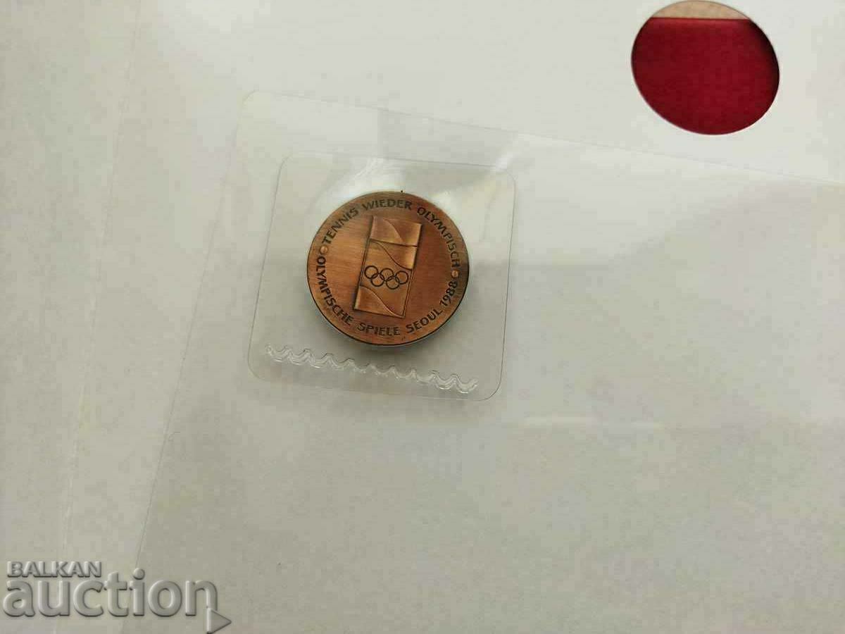 Πλακέτα Steffi Graf με μπροσούρα από το 1988. - 6 Πλακέτα Steffi Graf με μπροσούρα από το 1988. - 6