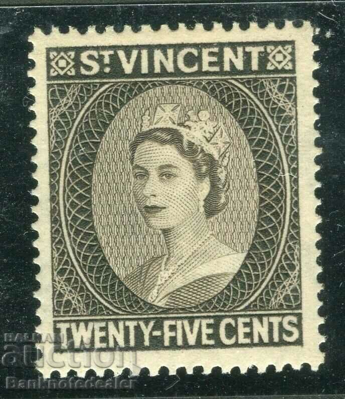 Αγ. Vincent 25 σεντς 1955 MNH