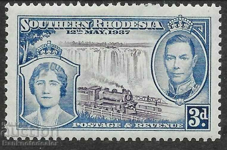 Southern Rhodesia 3d 1937 SG 38 CORONATION